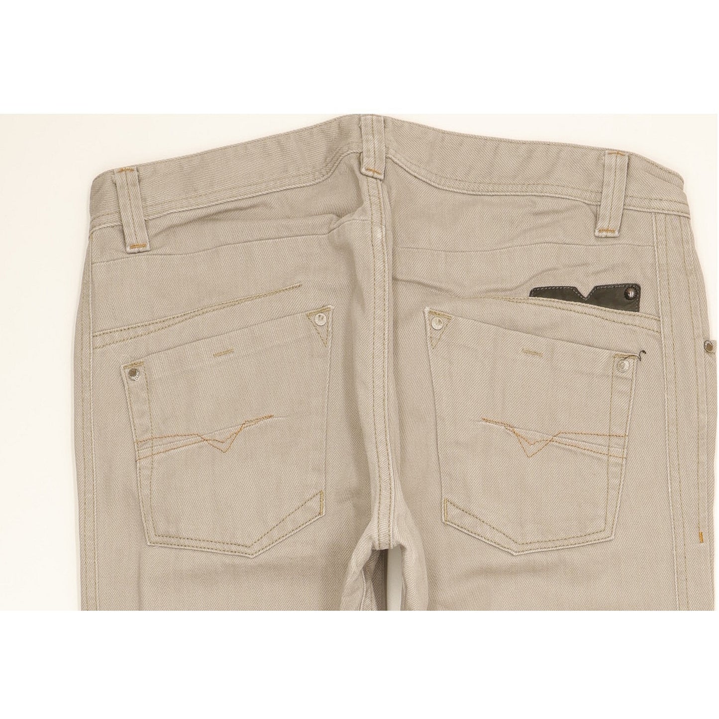 Diesel Darron 008QU Men Grey Tapered Slim Jeans W33 L30