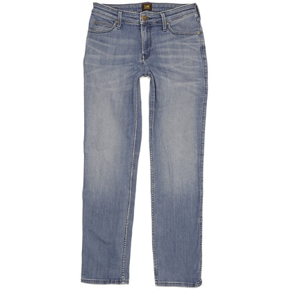 Lee Marion Women Blue Straight Regular Stretch Jeans W30 L30
