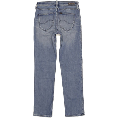 Lee Marion Women Blue Straight Regular Stretch Jeans W30 L30