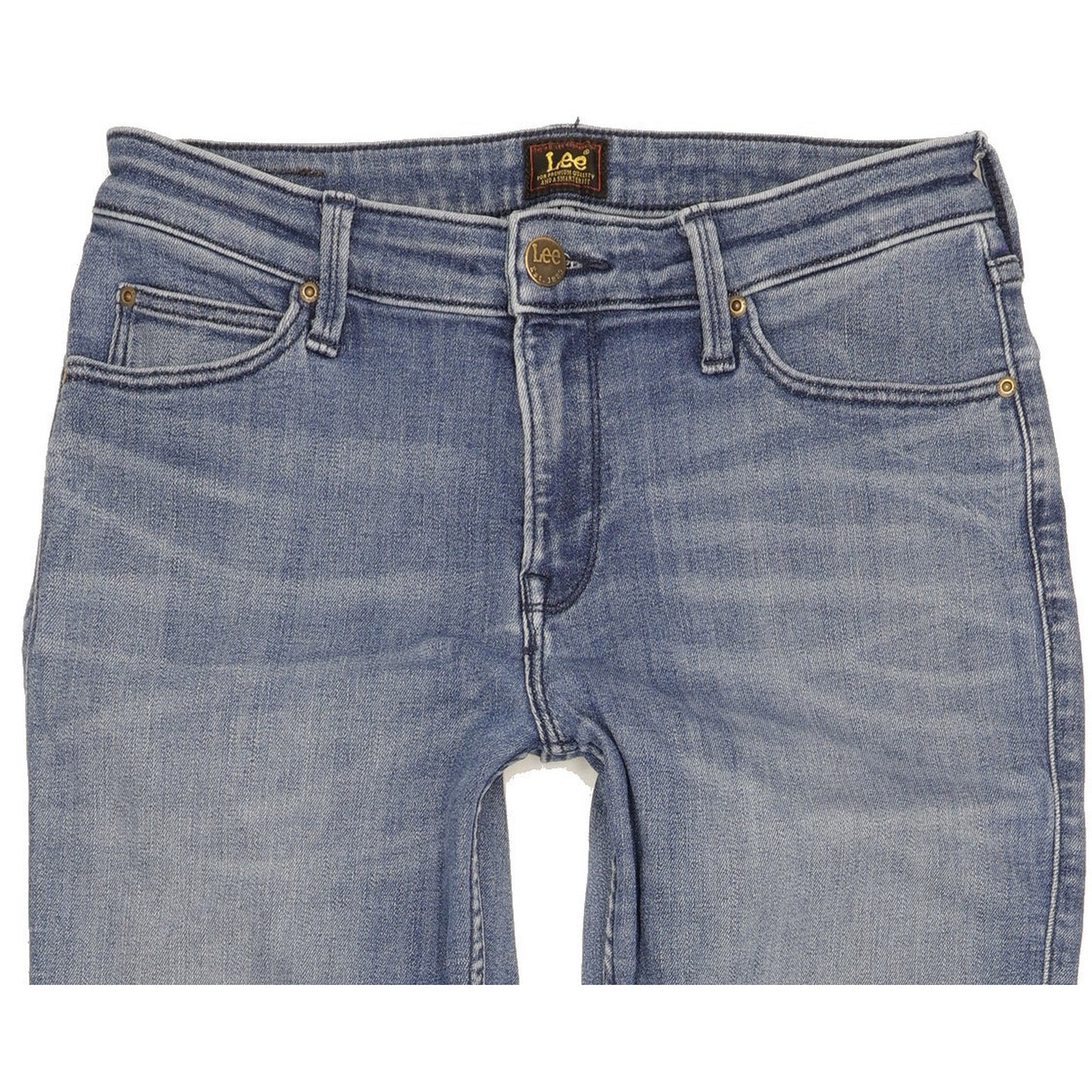 Lee Marion Women Blue Straight Regular Stretch Jeans W30 L30