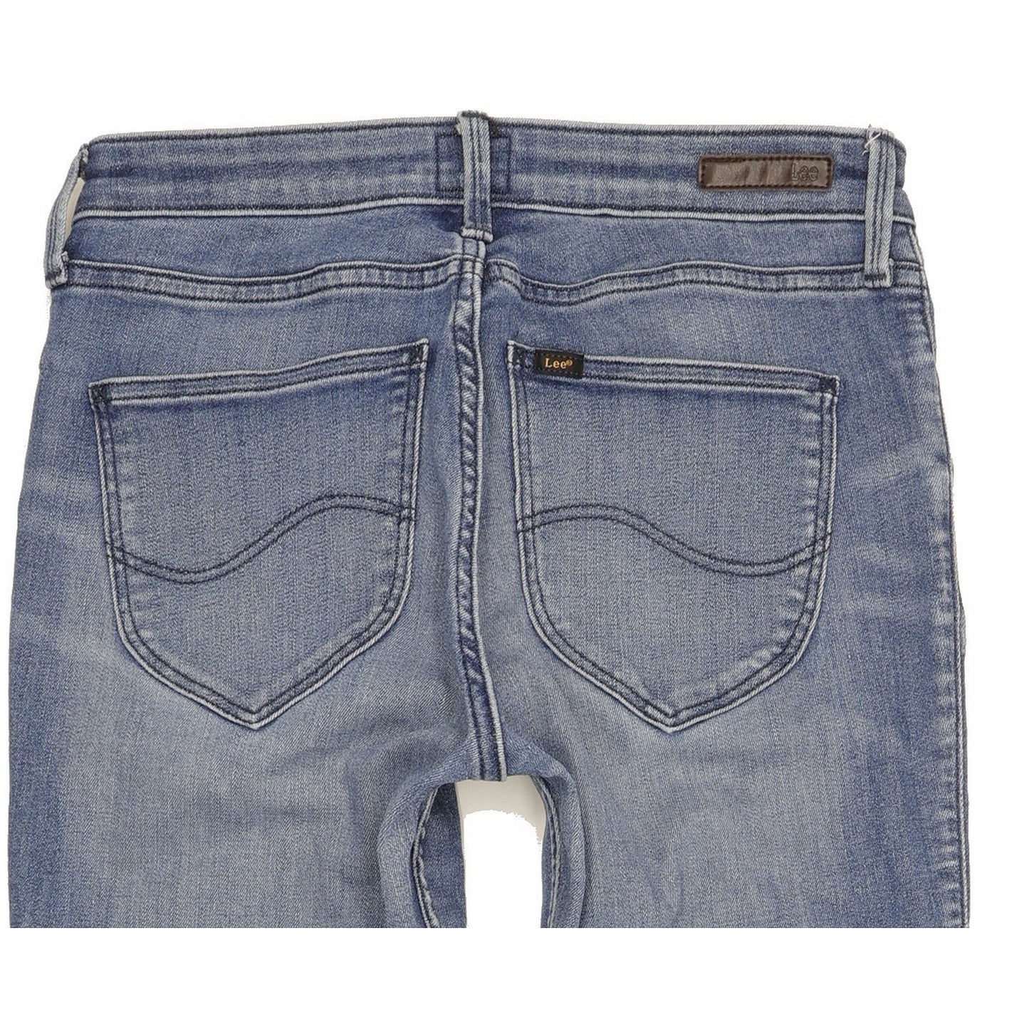 Lee Marion Women Blue Straight Regular Stretch Jeans W30 L30