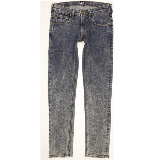 Lee Luke Men Blue Skinny Slim Stretch Jeans W30 L32