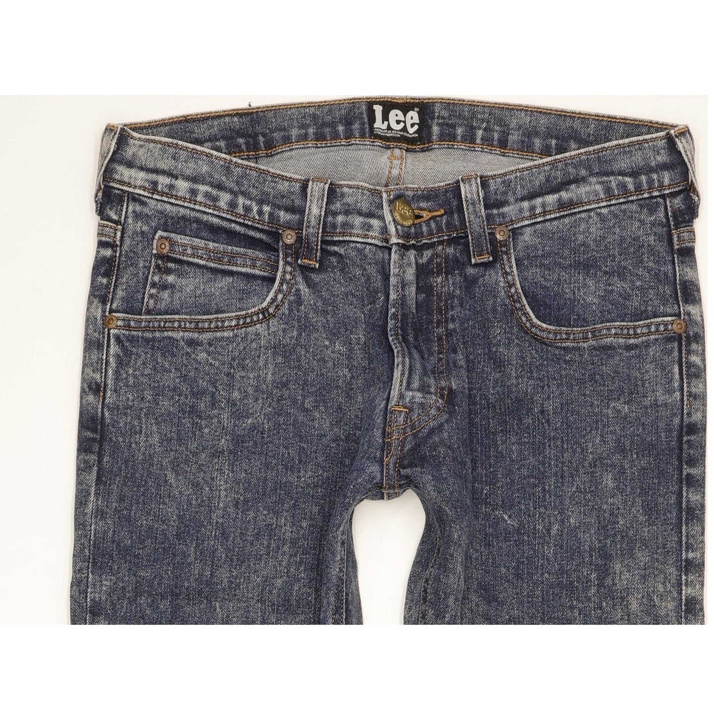Lee Luke Men Blue Skinny Slim Stretch Jeans W30 L32