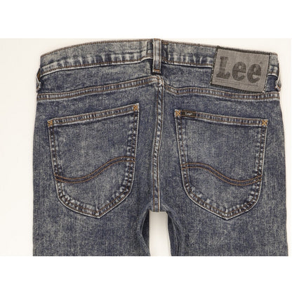 Lee Luke Men Blue Skinny Slim Stretch Jeans W30 L32