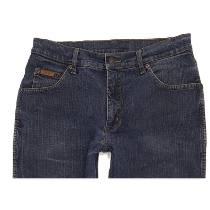 Wrangler Texas Men Blue Straight Regular Stretch Jeans W32 L34