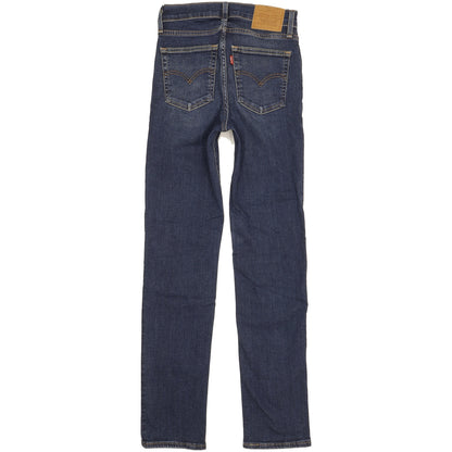 Levi's 724 Women Blue Straight Slim Stretch Jeans W25 L30