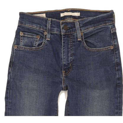 Levi's 724 Women Blue Straight Slim Stretch Jeans W25 L30