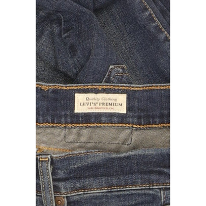 Levi's 724 Women Blue Straight Slim Stretch Jeans W25 L30
