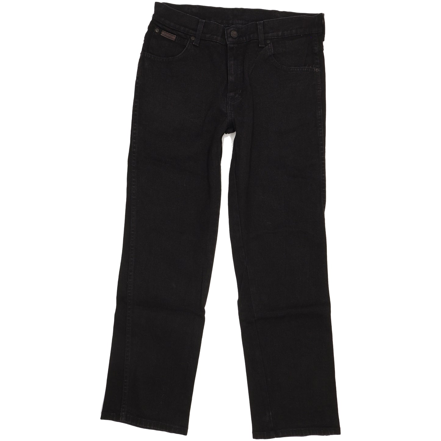 Wrangler Texas Men Black Straight Regular Stretch Jeans W32 L30