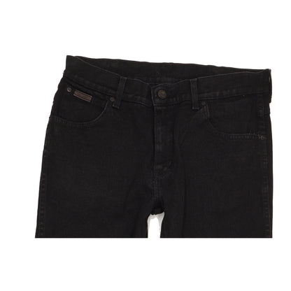 Wrangler Texas Men Black Straight Regular Stretch Jeans W32 L30