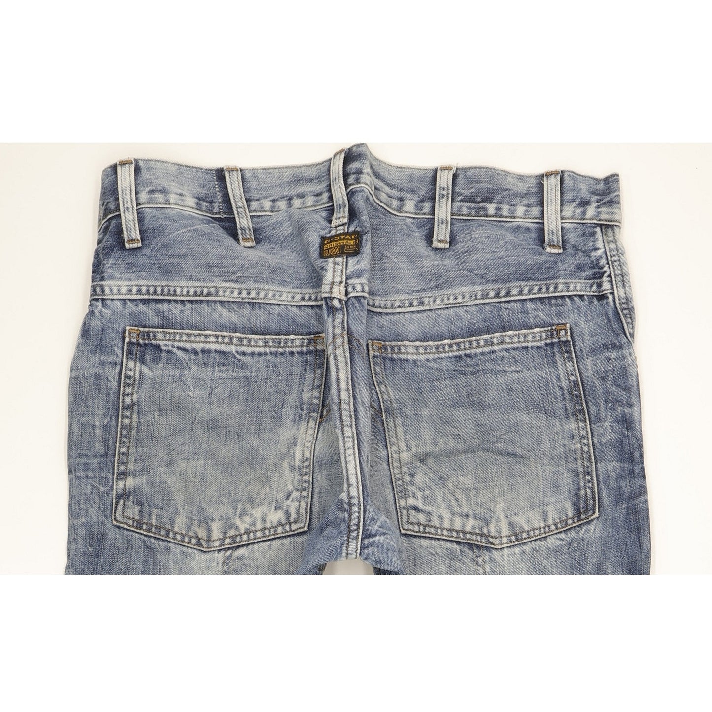 G-Star Elwood Men Blue Straight Regular Jeans W33 L32
