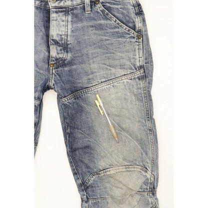 G-Star Elwood Men Blue Straight Regular Jeans W33 L32