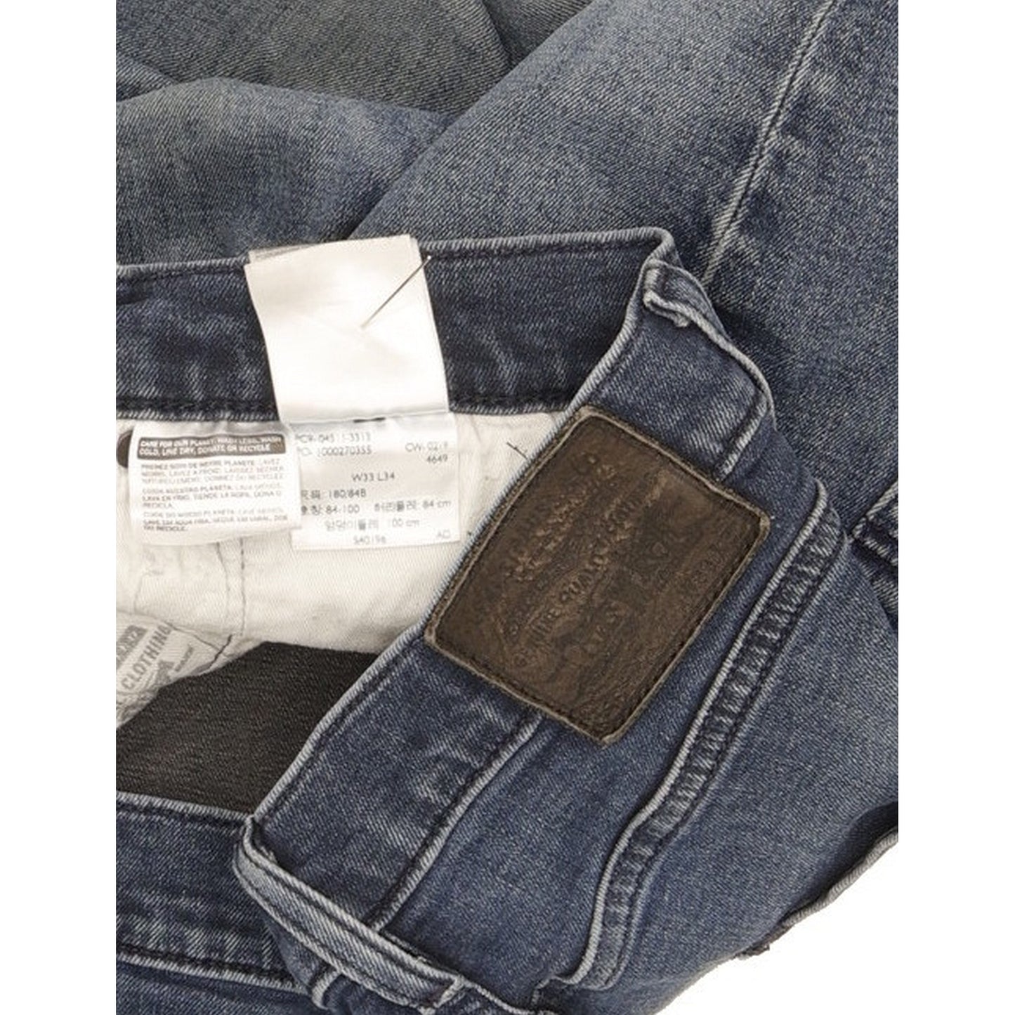Levi's 511 Men Blue Straight Slim Stretch Jeans W33 L33