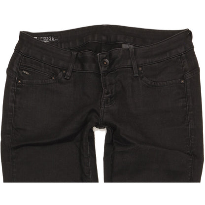 G-Star Midge Women Black Skinny Slim Stretch Jeans W30 L29