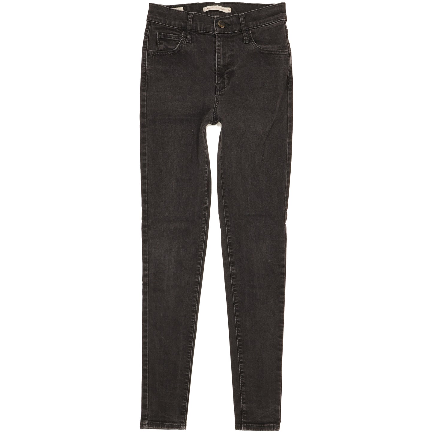 Levi's 720 Women Black Skinny Slim Stretch Jeans W26 L29