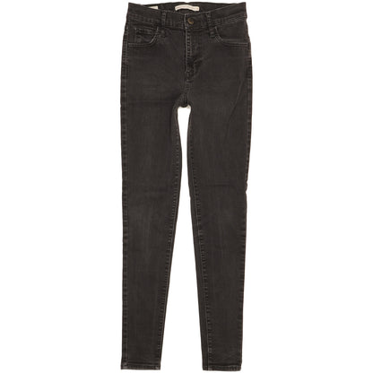 Levi's 720 Women Black Skinny Slim Stretch Jeans W26 L29