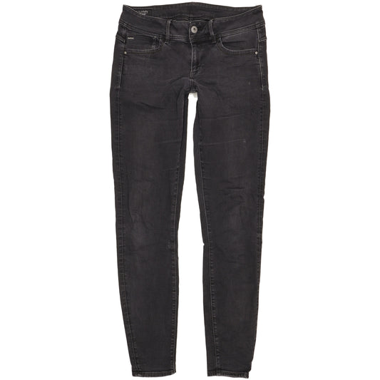 G-Star Lynn Women Black Skinny Slim Stretch Jeans W32 L35