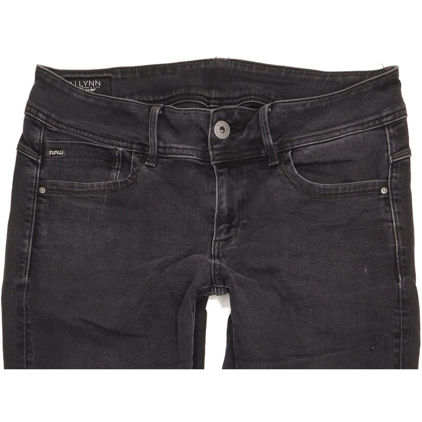 G-Star Lynn Women Black Skinny Slim Stretch Jeans W32 L35