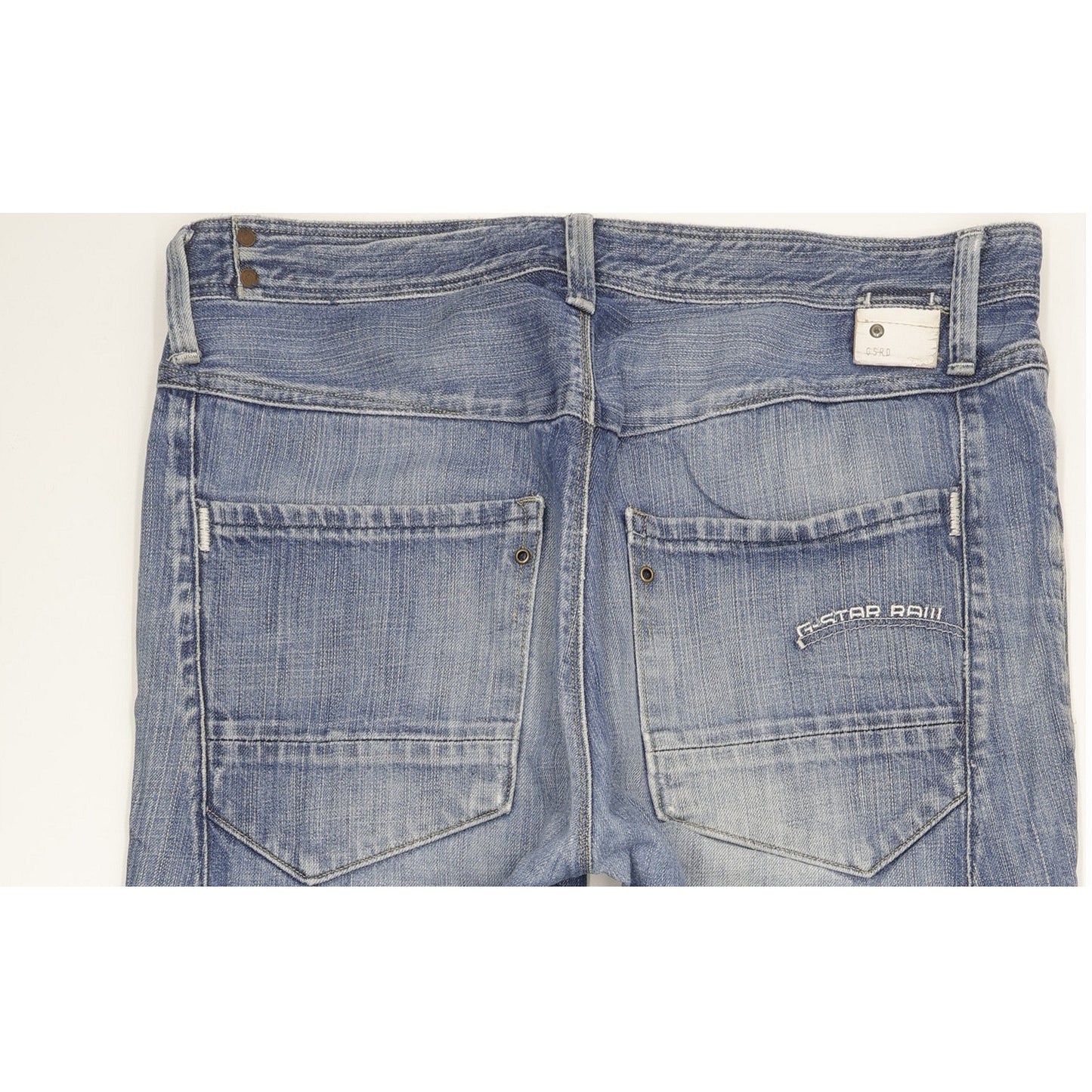 G-Star New Locker Men Blue Straight Regular Jeans W34 L30