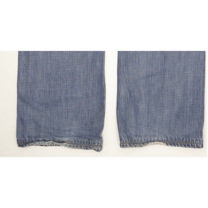 G-Star New Locker Men Blue Straight Regular Jeans W34 L30