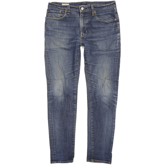 Levi's 512 Men Blue Tapered Slim Jeans W33 L31
