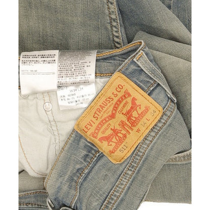 Levi's 511 Men Blue Straight Slim Stretch Jeans W34 L33