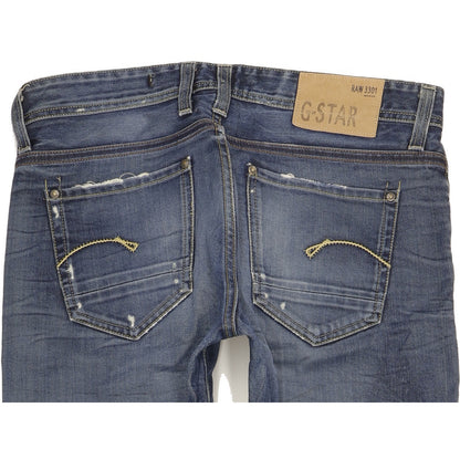 G-Star 3301 Men Blue Straight Regular Jeans W34 L32