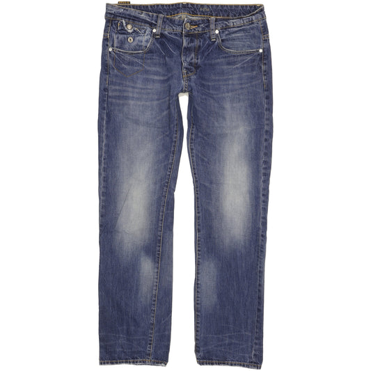 G-Star Morris Men Blue Straight Regular Jeans W33 L31