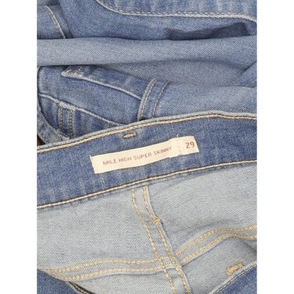 Levi's Mile Blue Skinny Slim Stretch Jeans High Waisted W29 L31
