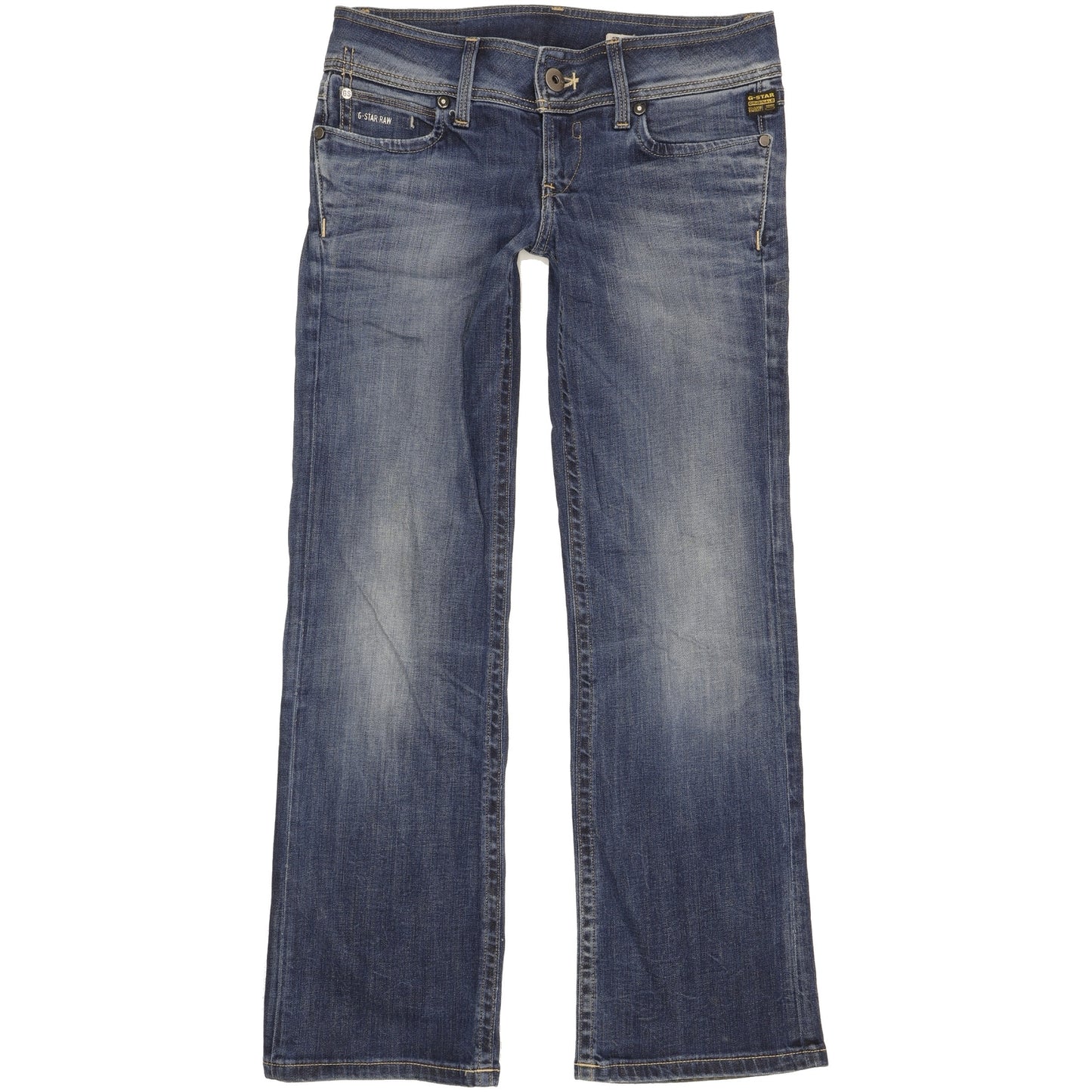 G-Star Ford Women Blue Bootcut Loose Stretch Jeans W26 L30