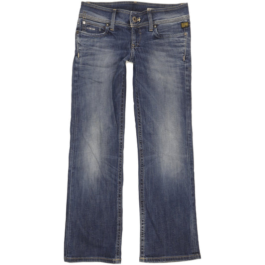 G-Star Ford Women Blue Bootcut Loose Stretch Jeans W26 L30