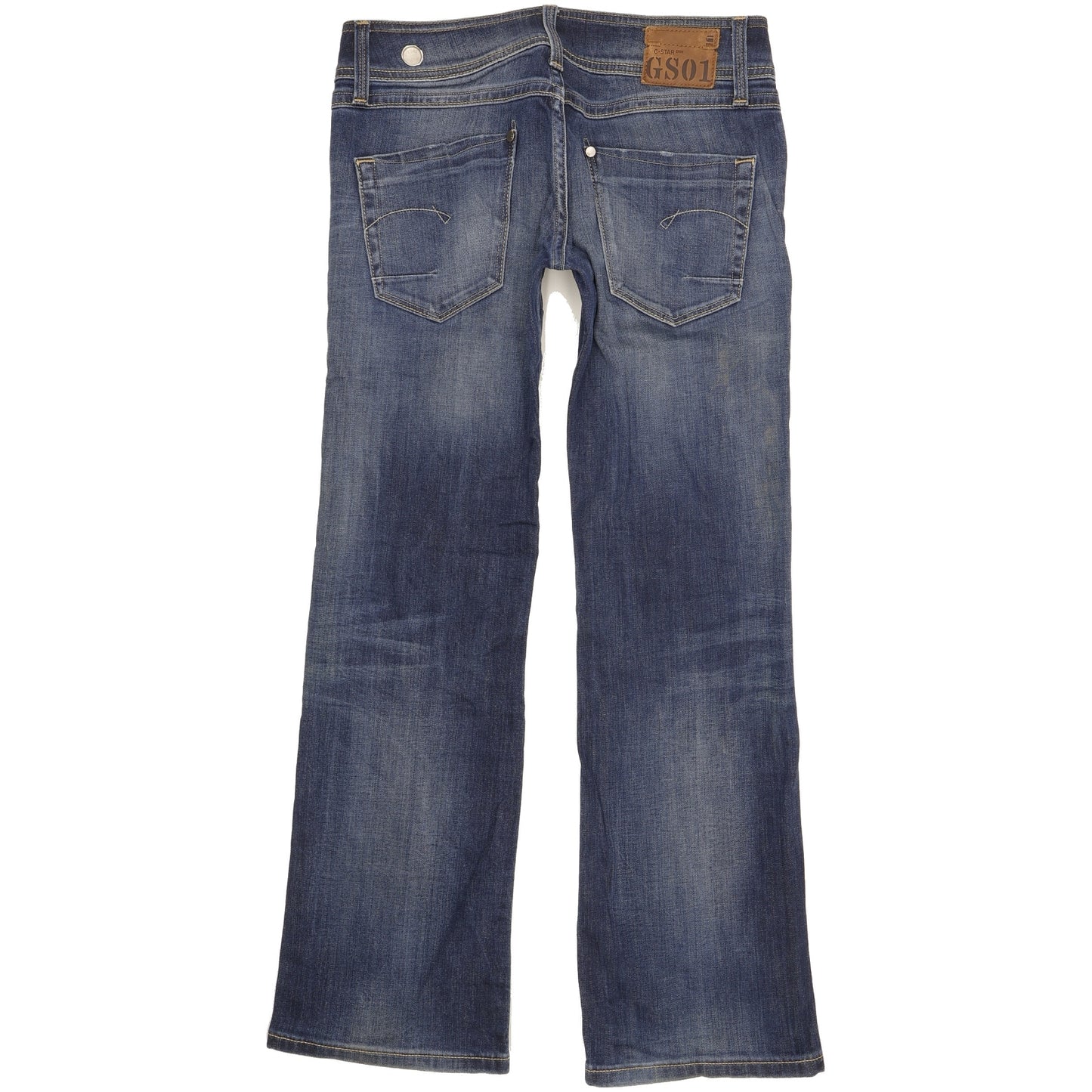 G-Star Ford Women Blue Bootcut Loose Stretch Jeans W26 L30
