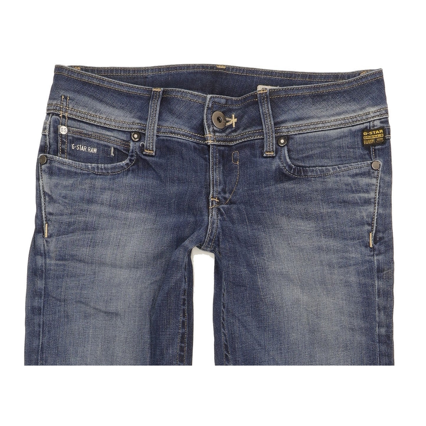 G-Star Ford Women Blue Bootcut Loose Stretch Jeans W26 L30