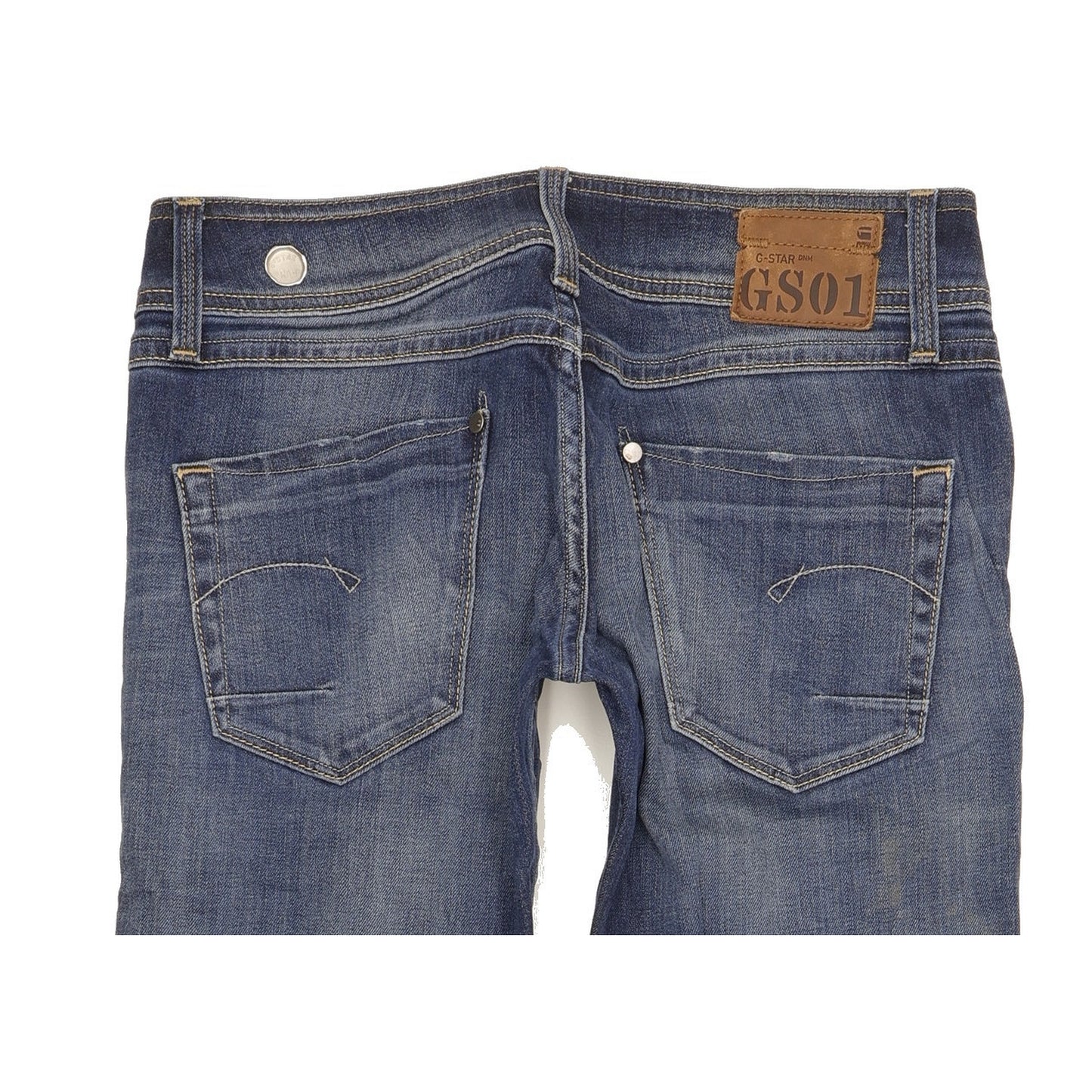 G-Star Ford Women Blue Bootcut Loose Stretch Jeans W26 L30