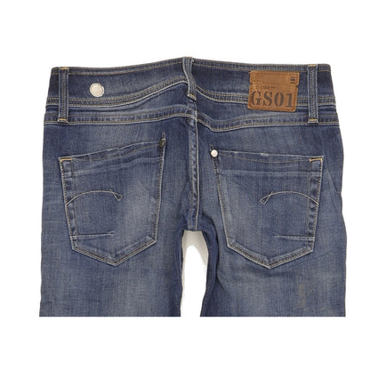 G-Star Ford Women Blue Bootcut Loose Stretch Jeans W26 L30