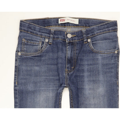 Levi's 510 Kids Blue Skinny Slim Jeans W28 L30