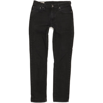 Levi's 511 Men Black Straight Slim Stretch Jeans W32 L32