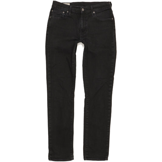 Levi's 511 Men Black Straight Slim Stretch Jeans W32 L32
