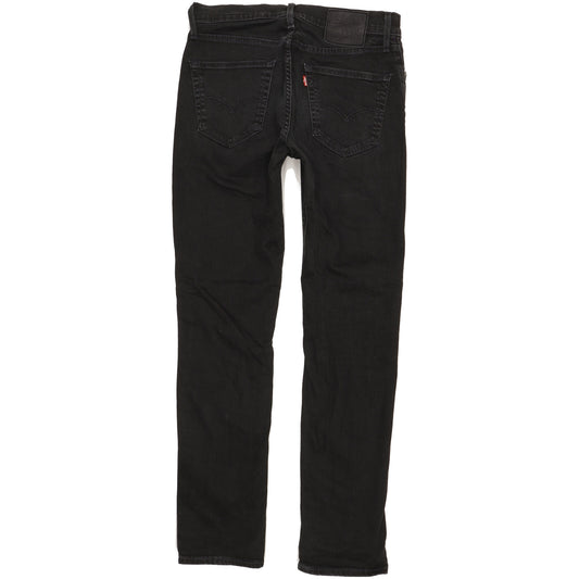 Levi's 511 Men Black Straight Slim Stretch Jeans W32 L32