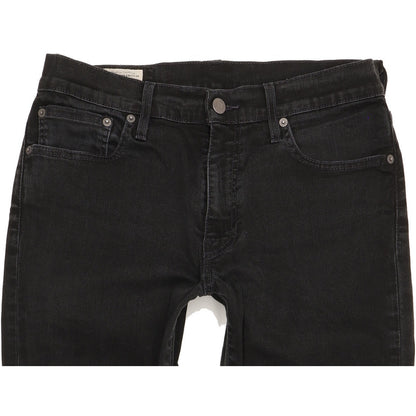 Levi's 511 Men Black Straight Slim Stretch Jeans W32 L32
