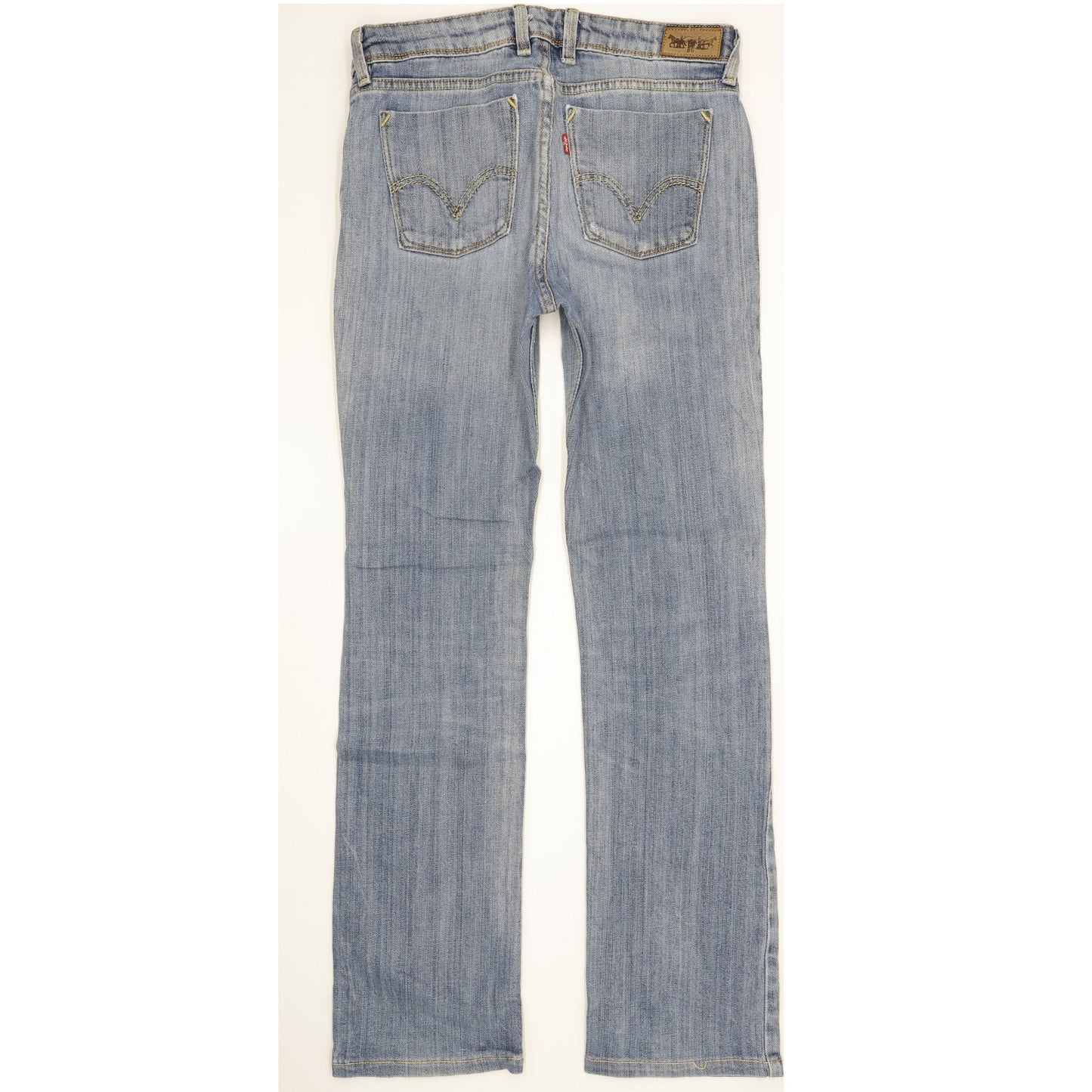 Levi's 627 Women Blue Straight Slim Stretch Jeans W31 L31