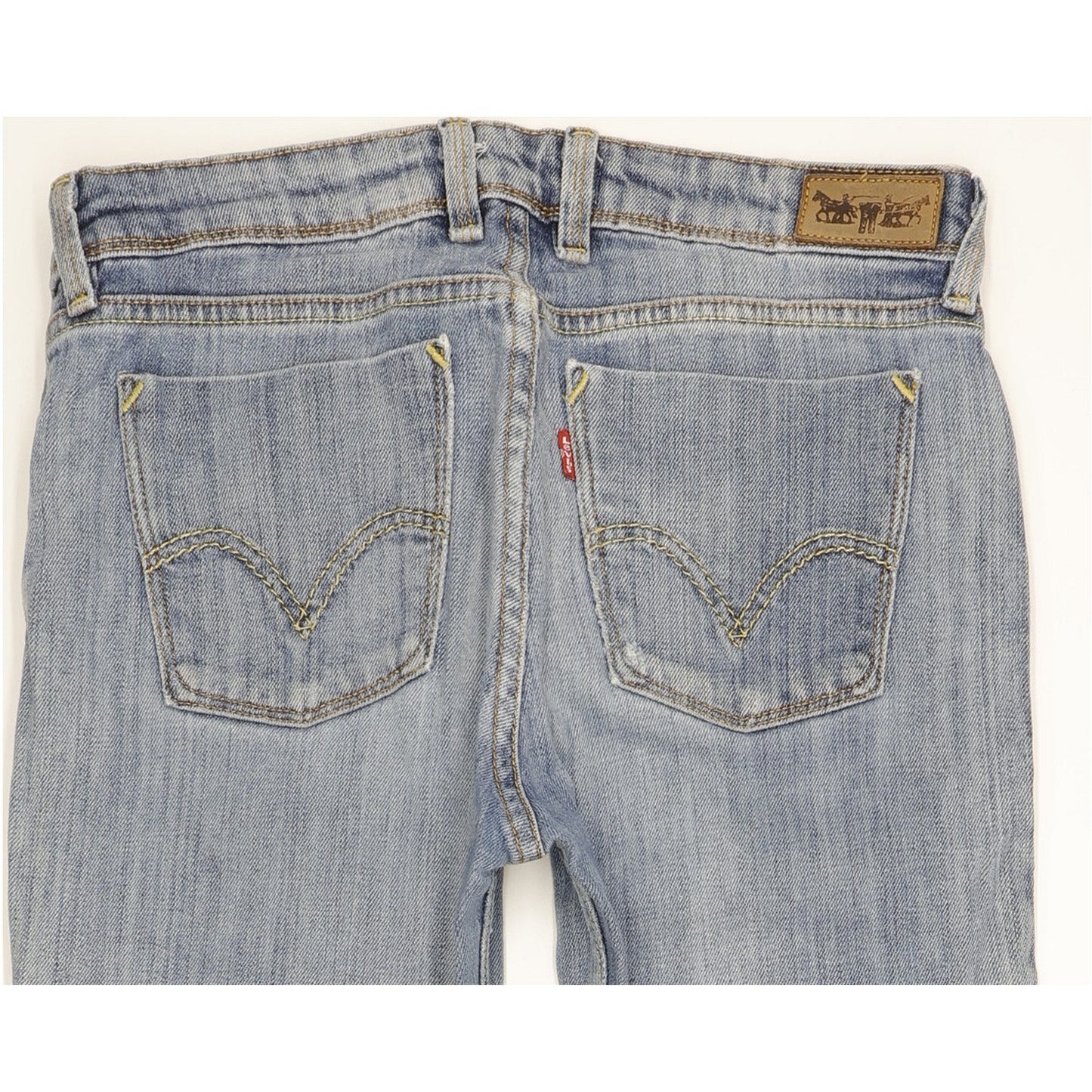 Levi's 627 Women Blue Straight Slim Stretch Jeans W31 L31
