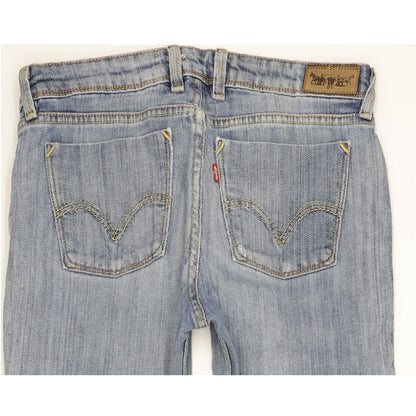 Levi's 627 Women Blue Straight Slim Stretch Jeans W31 L31