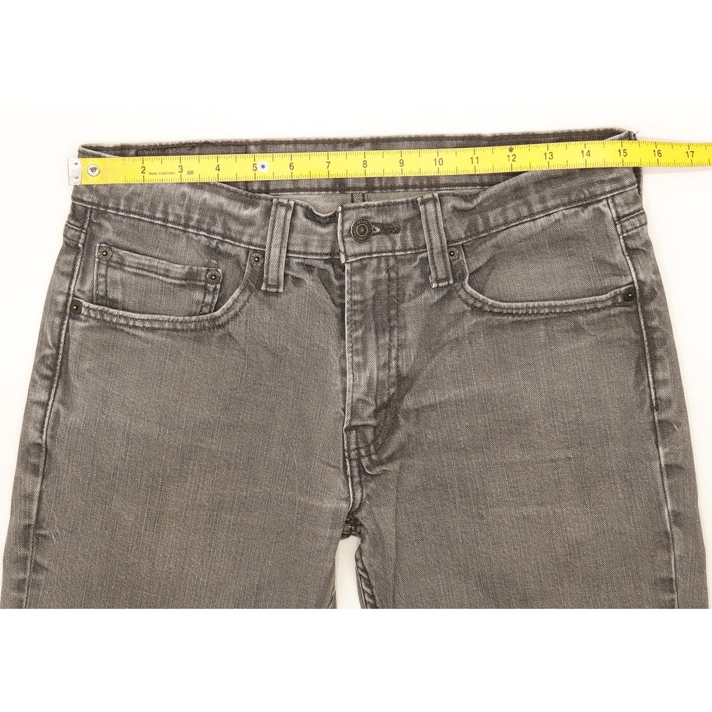 G-Star 3301 Men Green Straight Slim Stretch Jeans W32 L34