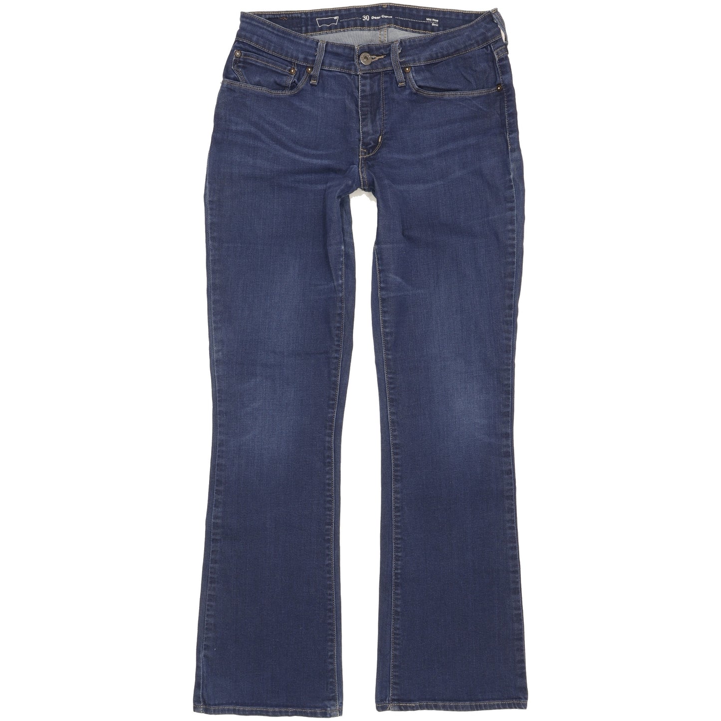 Levi's Demi Curve Women Blue Bootcut Slim Stretch Jeans W30 L30