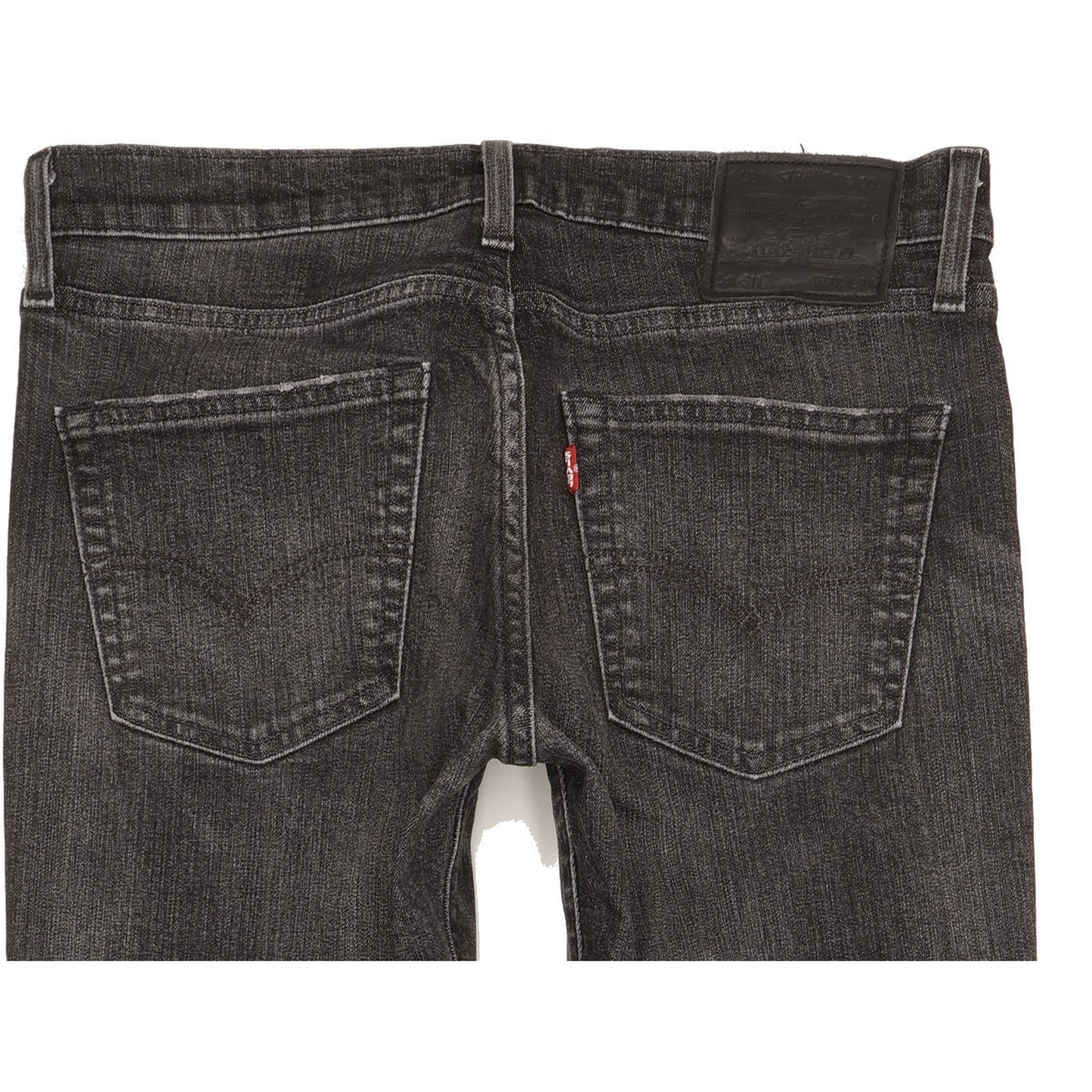 Levi's 511 Men Black Straight Slim Stretch Jeans W32 L34