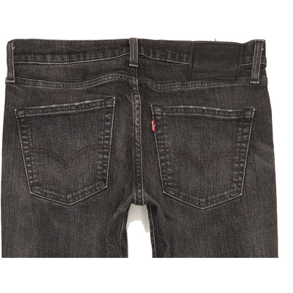 Levi's 511 Men Black Straight Slim Stretch Jeans W32 L34
