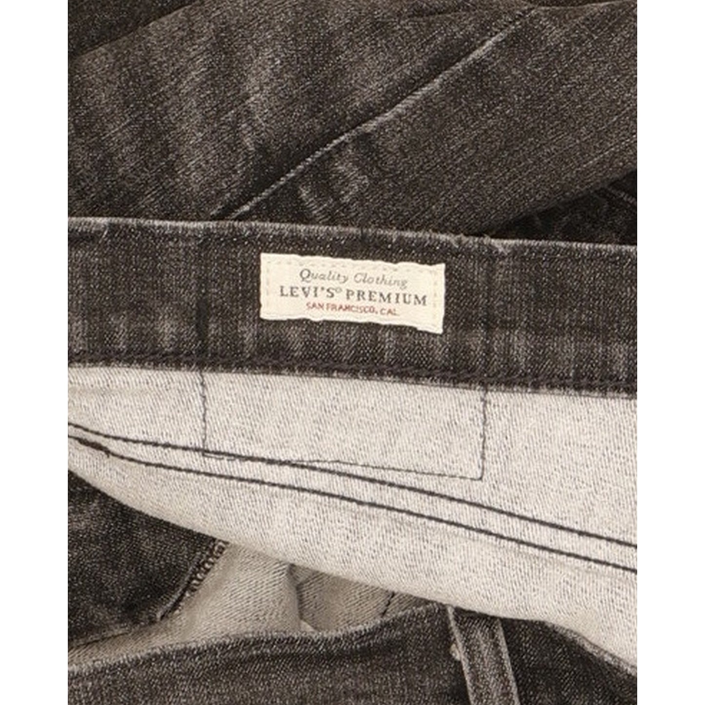 Levi's 511 Men Black Straight Slim Stretch Jeans W32 L34