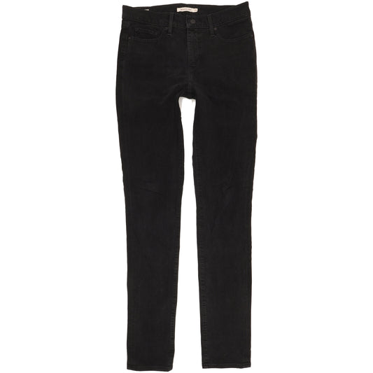 Levi's 311 Women Black Skinny Slim Stretch Jeans W29 L34