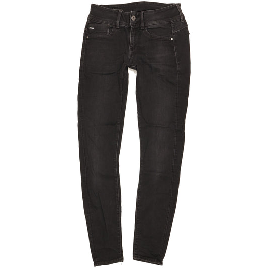 G-Star Lynn Women Black Skinny Slim Stretch Jeans W27 L31